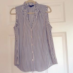 Banana Republic Sleeveless Button down top